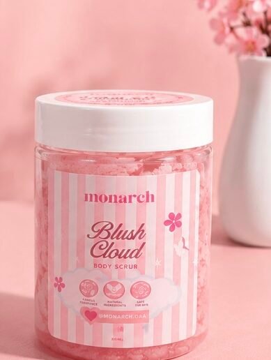 Blush cloud body scrub